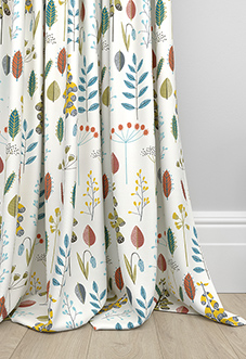 Amala, Teal - Made to Measure Curtains